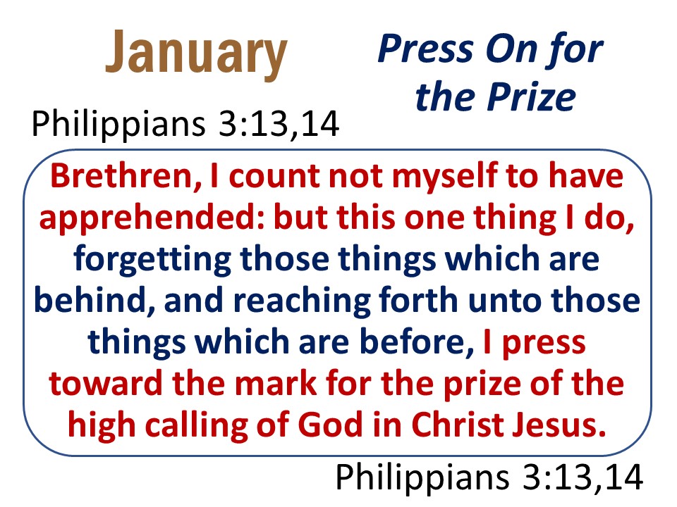 January Memory Verse